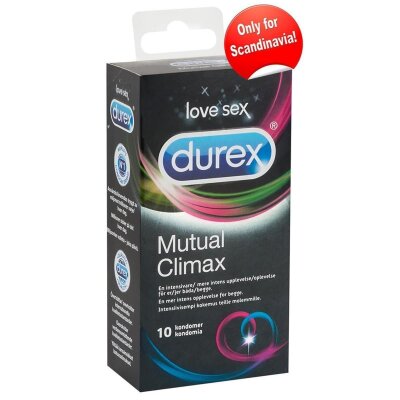 Kondome Condom Durex Mutual Climax 10 Kondome genoppt...