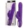 Stoßender G-Punkt-Vibrator Silikon Rabbit Skater Purple