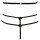 Dessous-Set S BH mit Neckholder und String Spitzenset Reizwäsche in schwarz