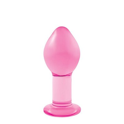 Anal Plug Buttplug Crystal Groß 10cm Pink...