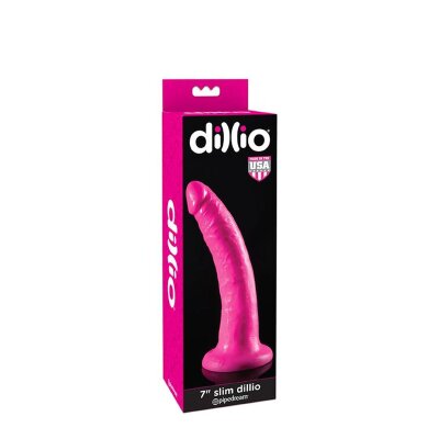 Dildo 7 Zoll Dildo Saugfuß Harness kombertibel Pink