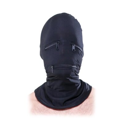 Leichte Kopfmaske Fetish Fantasy Zipper Face Hood