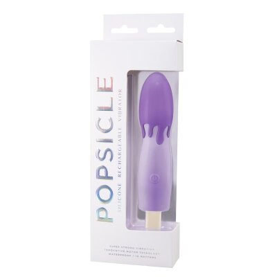 Vibrator Klassisch "Popsicle" Violett Eis Stil Form aufladbar