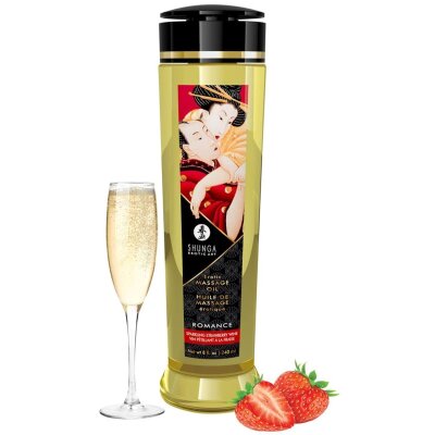 Massage Öl Erotik Romance Sparkling Strawberry Wine...