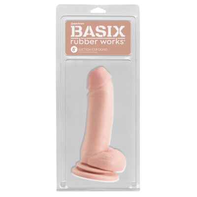 Basix Dong Dildo Saugfuß Anal Vaginal 20 cm Realistisch