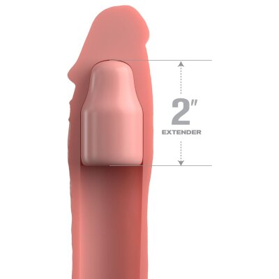 2“ Silicone X-tension Penis Sleeve Penis Hülle...