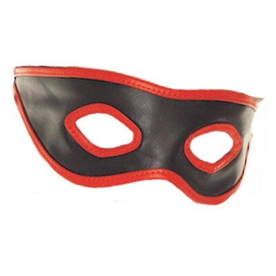 bellavib ® Leder Bondage Leder Maske mit offenen...